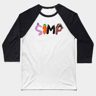 SIMP Hololive Vtuber Baseball T-Shirt